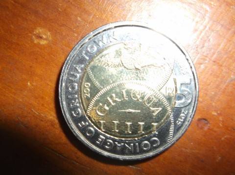 COINAGE OF GRIQUA TOWN - R5 ( 2015 )